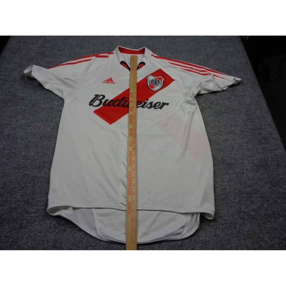 Vintage Adidas River Plate 2003 Home Jersey #10 MC Grath Argentina Shirt M